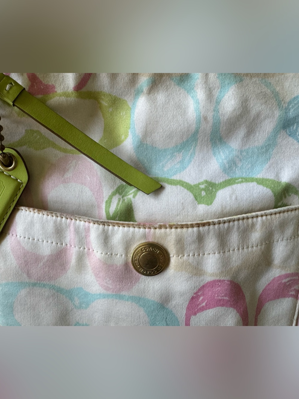 Vintage Coach Hamptons Hobo Pastel Shoulder Bag (read description!) - Picture 2 of 7